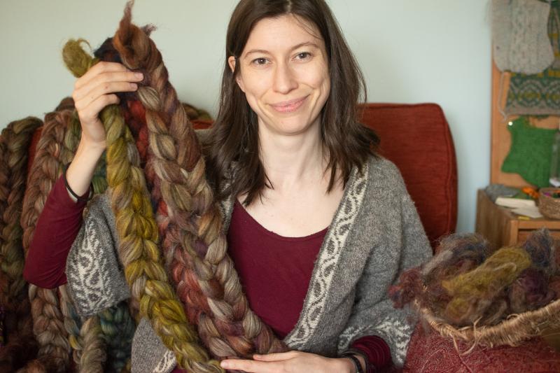 Episode 59 of the podcast – Knitting cardigans, new publications, hand-spun yarn and a little bit of crochet