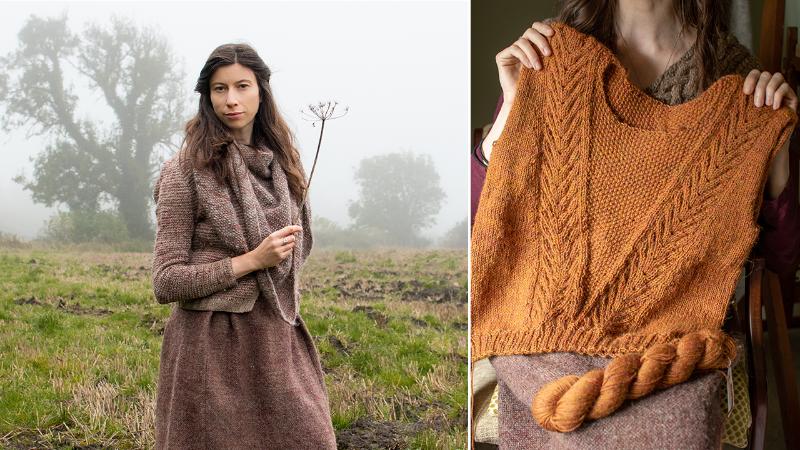 Episode 64 of the podcast - October mist, fallen leaves and cabled knits