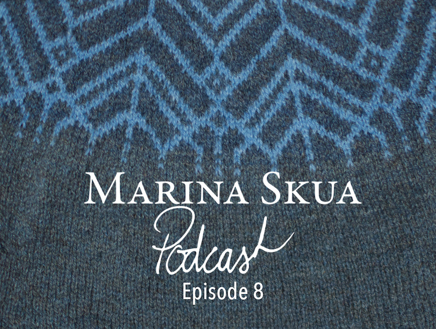 Episode 8 of the Podcast – Jumper knitting, Making Stories, and weaving with green