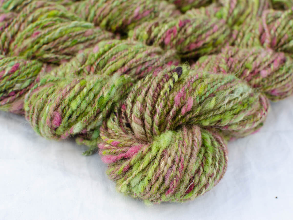 Hand-spun yarn