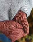 Tortilis ribbed mittens knitting pattern