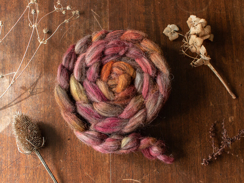 Shepherd&#39;s Warning – hand-dyed wool tops