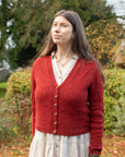 Quickbeam V-neck cardigan knitting pattern