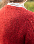 Quickbeam V-neck cardigan knitting pattern