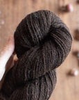 Zwartbles DK – undyed dark brown British wool yarn