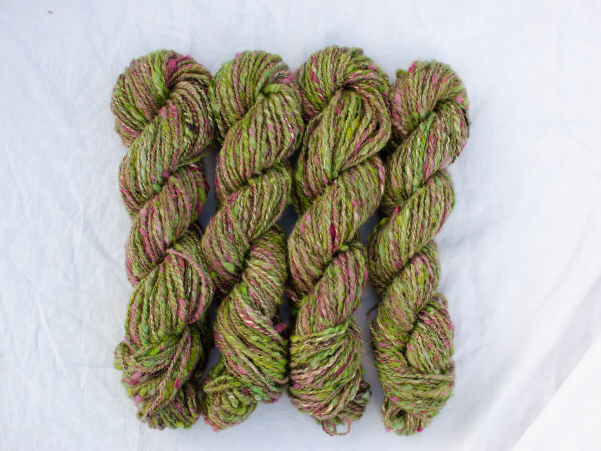 Devon Hedgerow – hand-spun yarn