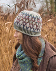 Andlang colourwork hat knitting pattern