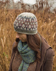 Andlang colourwork hat knitting pattern