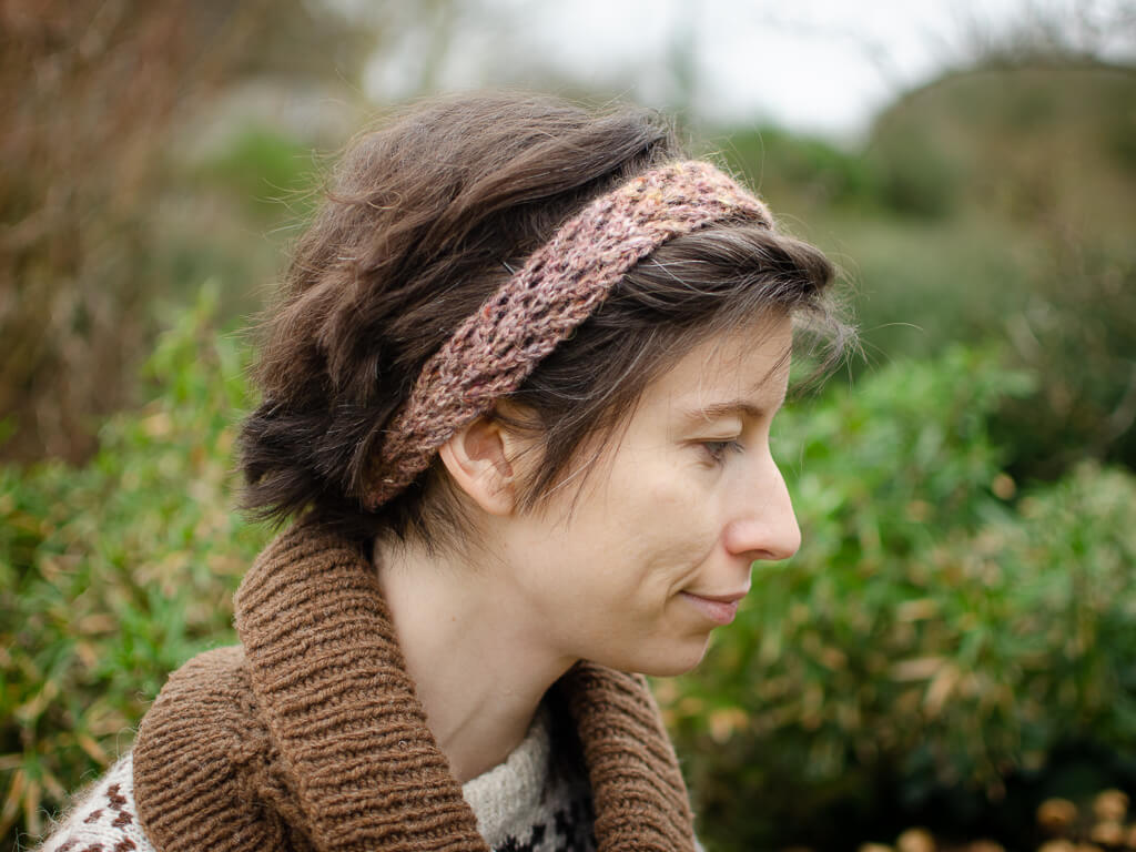 Ramosa Headband knitting pattern