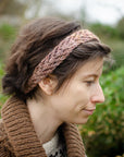 Ramosa lace headband knitting pattern