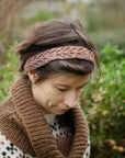 Ramosa lace headband knitting pattern