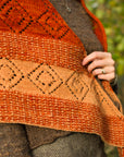 Pearroc colourwork, lace shawl knitting pattern