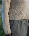 Pediment boxy, drop shoulder jumper knitting pattern