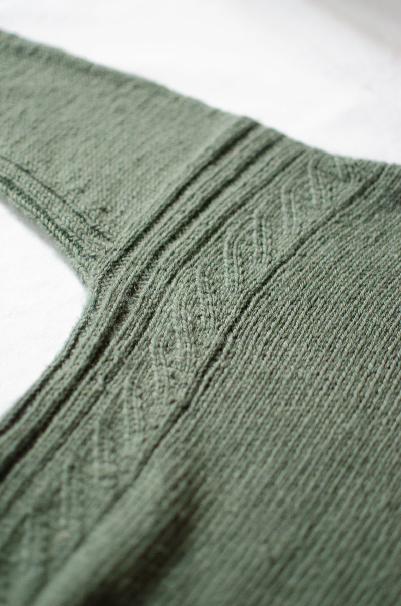 Woodbind jumper knitting pattern