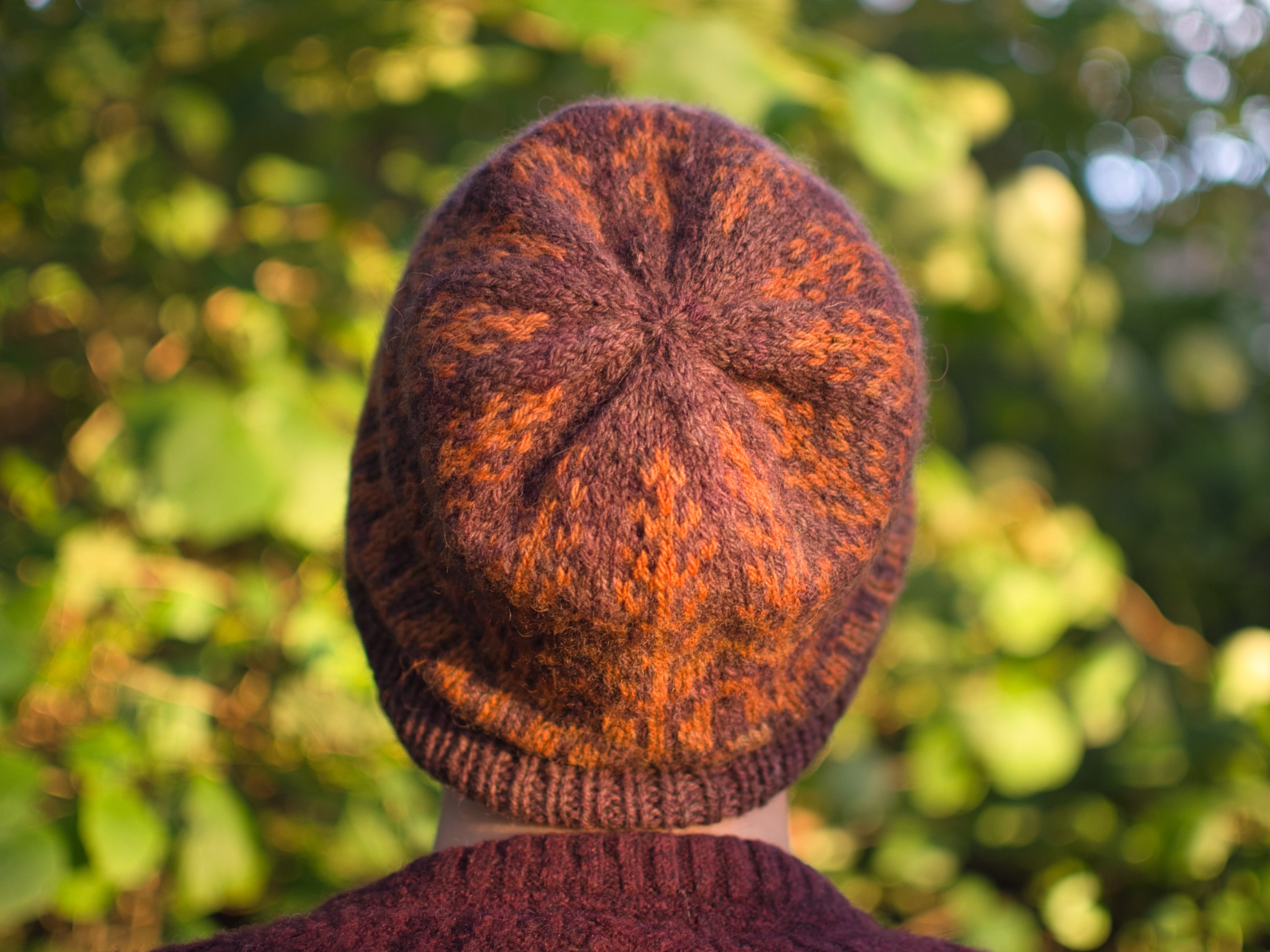 Weod hat knitting pattern