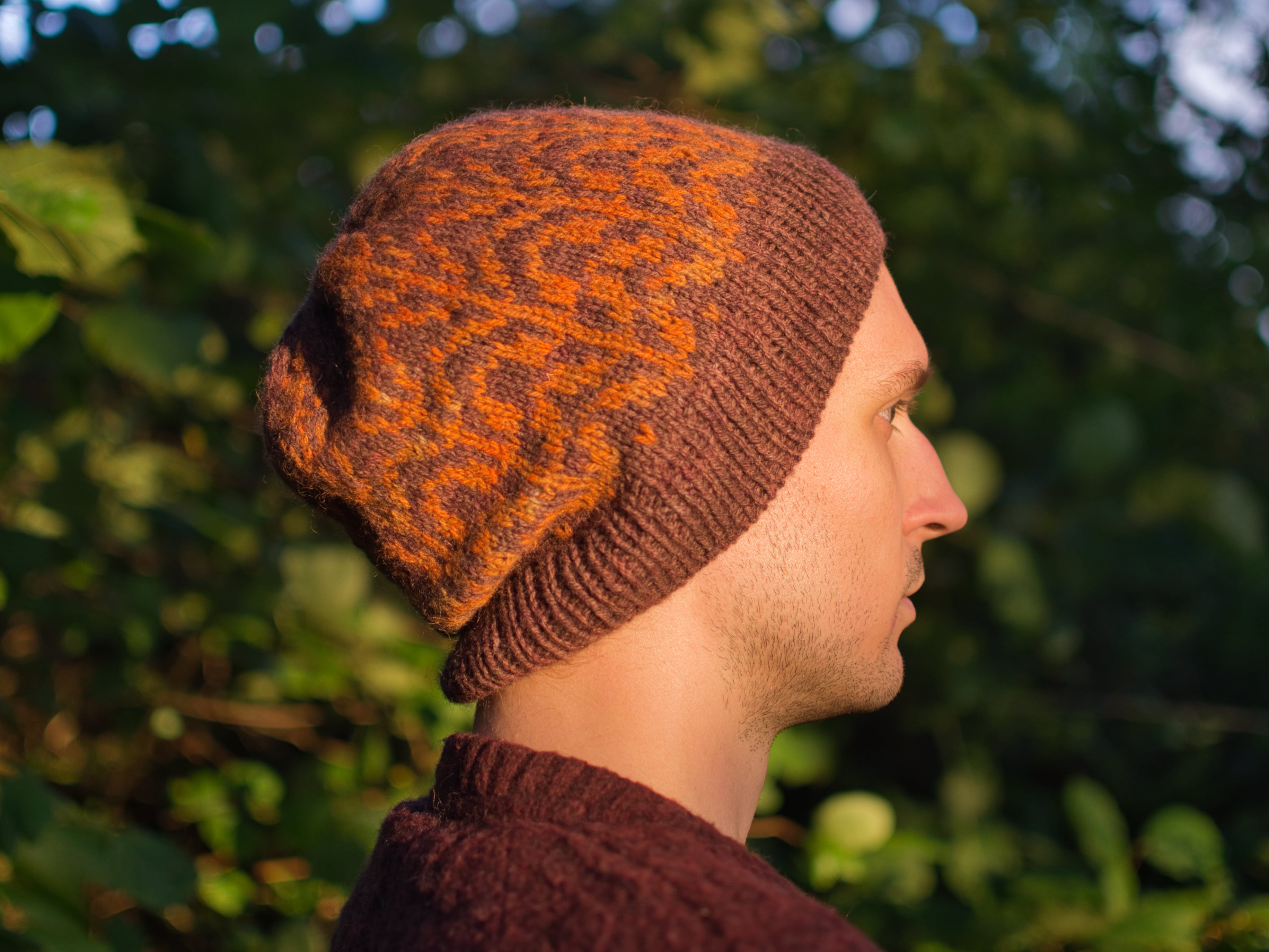 Weod hat knitting pattern