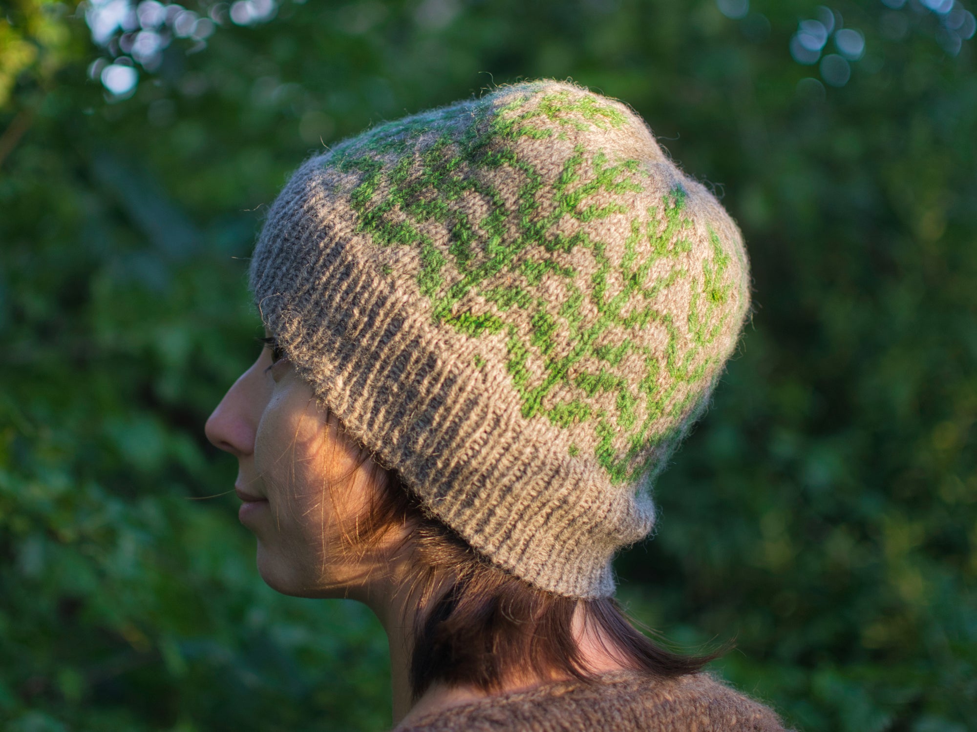 Weod hat knitting pattern